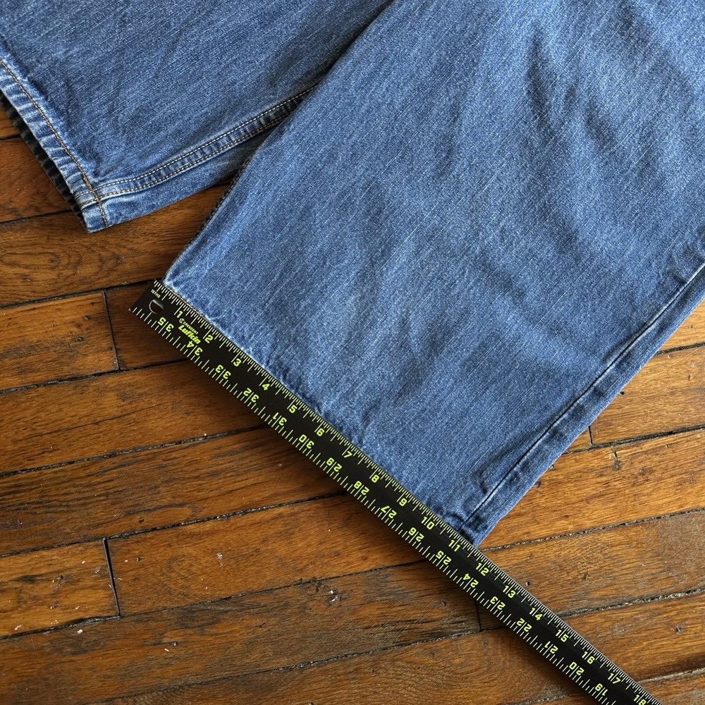 Vtg Y2K Rocawear Huge‎ Wide Leg Jean Shorts Men 34 Knife Pocket Hip Hop Baggy - Picture 7 of 9